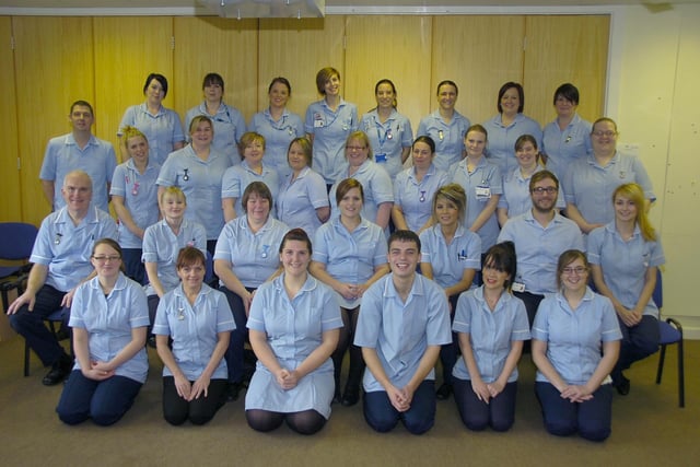 A group of student nurses at Boston's Pilgrim Hospital set to qualify into the profession.