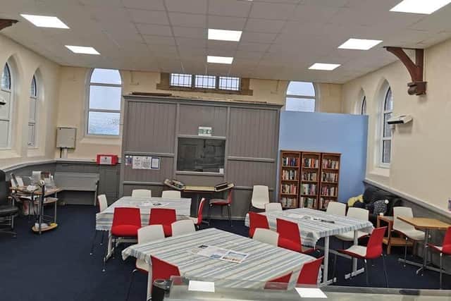 The community lounge at Winnie's which will be offering a warm space.