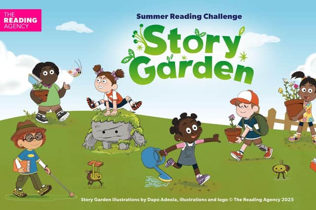 This year’s Challenge features beautiful illustrations by award-winning artist Dapo Adeola and invites young readers into an enchanting garden full of stories, creatures, and outdoor adventures.