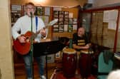 Musicians Mally Oxborrow and Keith Angel performing at the Culture At The Canal event in Louth. (PHOTO BY: D.R. Dawson Photography)