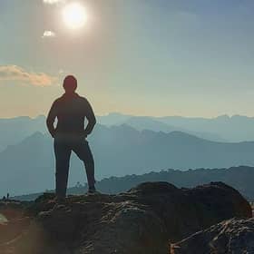 Leverton woman Joanne Self-Shutts stands on Africa's highest mountain.