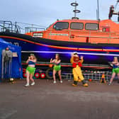 Earlier in the evening, Stormy Stan was joined by entertainers from the Blue Anchor Superstars and  the character’s sea legs found new moves to various children's party songs.