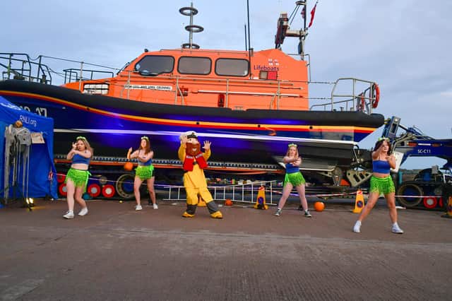 Earlier in the evening, Stormy Stan was joined by entertainers from the Blue Anchor Superstars and  the character’s sea legs found new moves to various children's party songs.