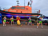 Earlier in the evening, Stormy Stan was joined by entertainers from the Blue Anchor Superstars and  the character’s sea legs found new moves to various children's party songs.