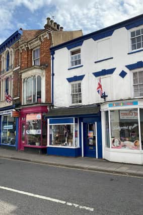 The new Butterfly Hospice shop in Horncastle.