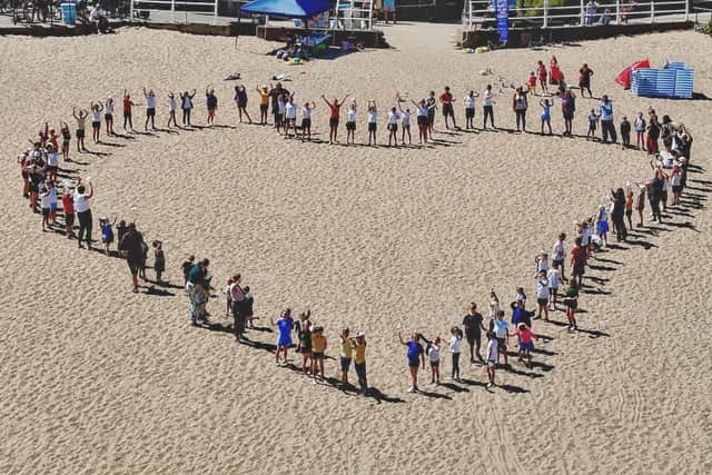 Launch of the Love Your Beach campaign at Chapel St Leonards. Photo: Dean Bradford
