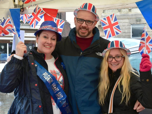 Pictured from left, are Rachel Thomas - chairman of Pilgrim Heart and Lung Fund, Chris Rudge, and Sophie Rudge.