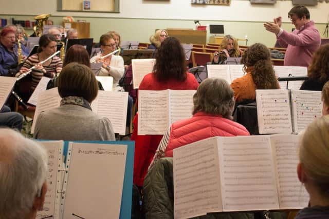 Louth’s Wind Orchestra, conducted by musical director David Pearce.