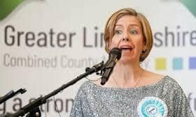 Mayor of Greater Lincolnshire, Dame Andrea Jenkyns.