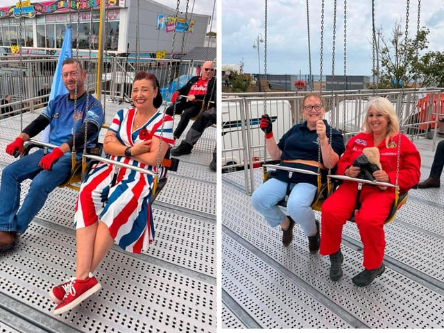 Some snapshots from the special Remembrance event at Skegness Pleasure Beach.