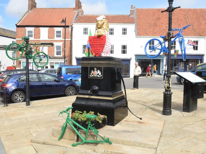 Caistor really rolled out the welcome mat for the Tour of Britain cycle race.