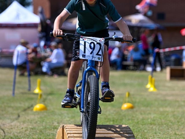 Another youngster on the Go Ride ramps. Photo: Richard Howes Photography
