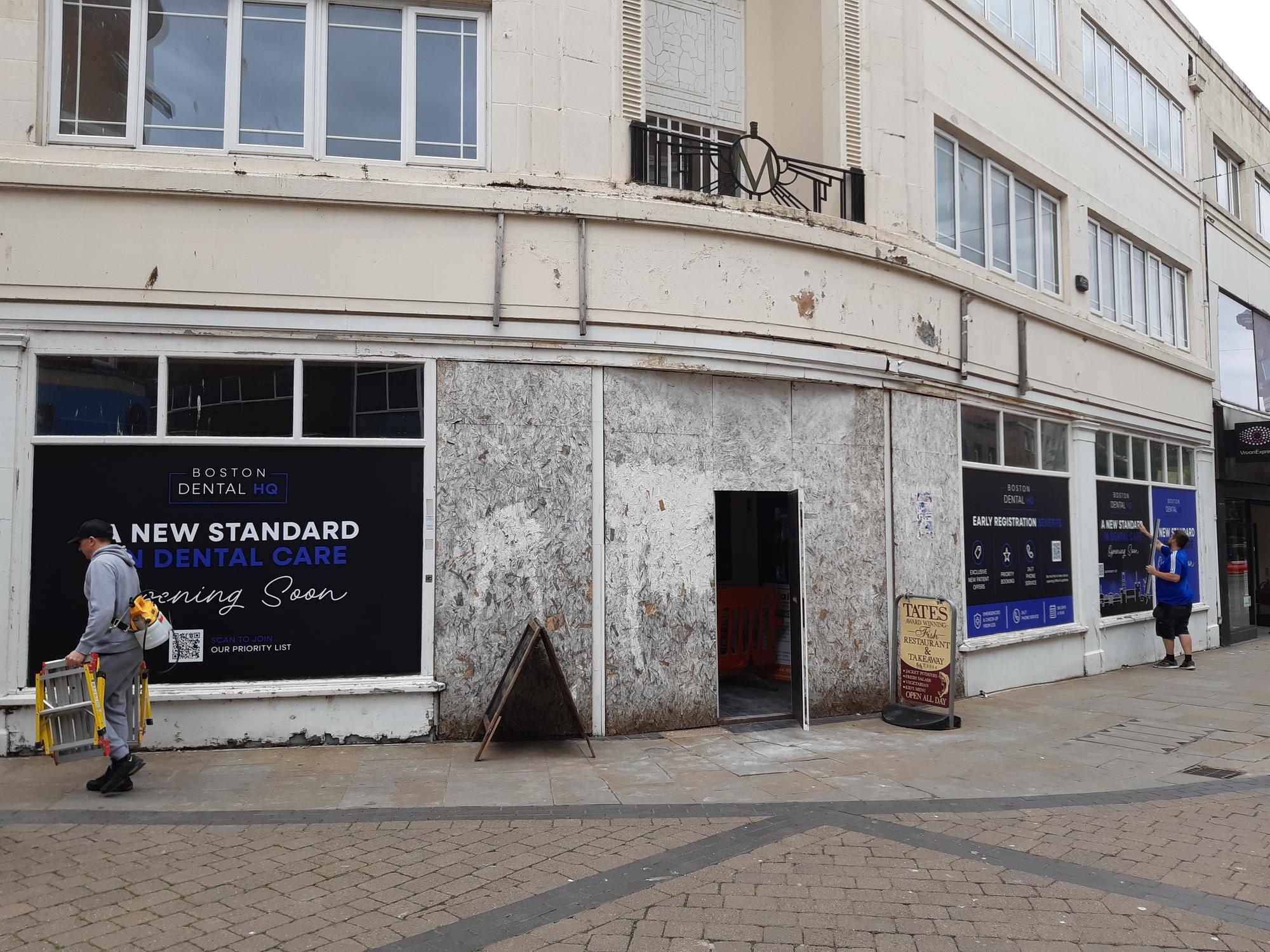 Prominent, vacant unit in Boston town centre looks set for new start as ...
