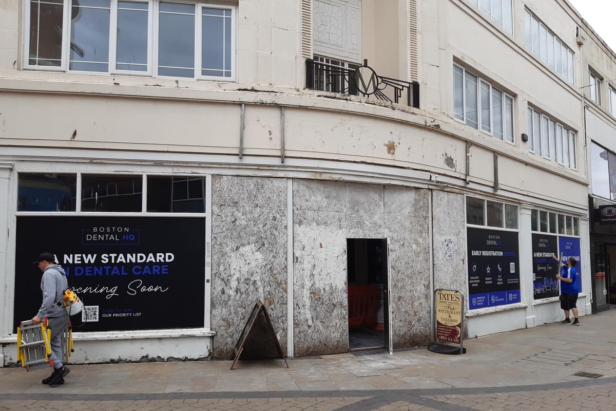 Prominent, vacant unit in Boston town centre looks set for new start as ...