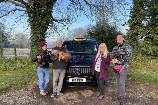 Filming with Otto involved a taxi ride. Image: Broken Biscuits