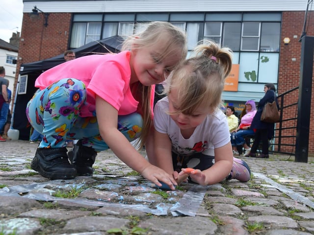 From left: Elliarna Brisbane, 4, and Zara Brisbane, 2, of Market Rasen.