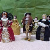 Some of the peg Dolls that will be brought in for museum's presentation at the Dementia Cafe.