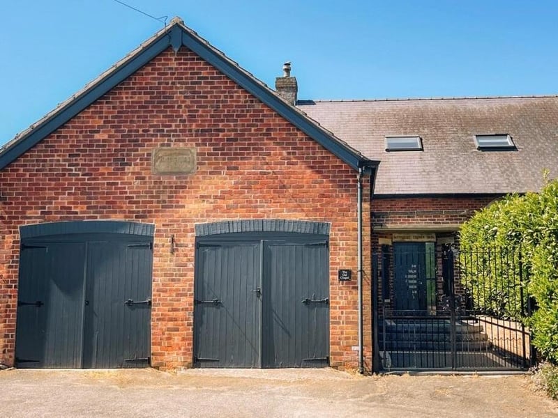 The double garage.