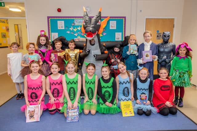 Pupils at St Michael's primary school in Louth dressed up for World Book Day.