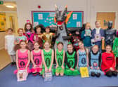 Pupils at St Michael's primary school in Louth dressed up for World Book Day.