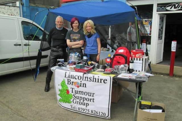 Raising funds for the Lincolnshire Brain Tumour Support Group.
