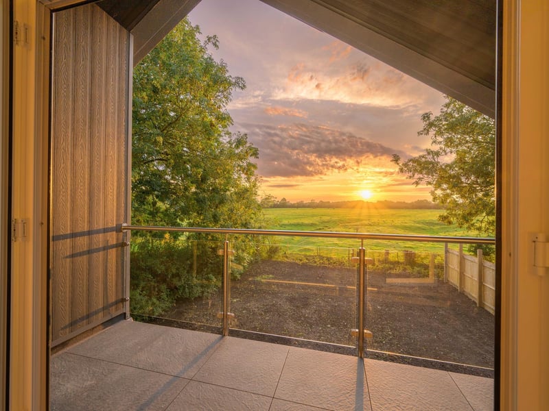 The view of balcony.