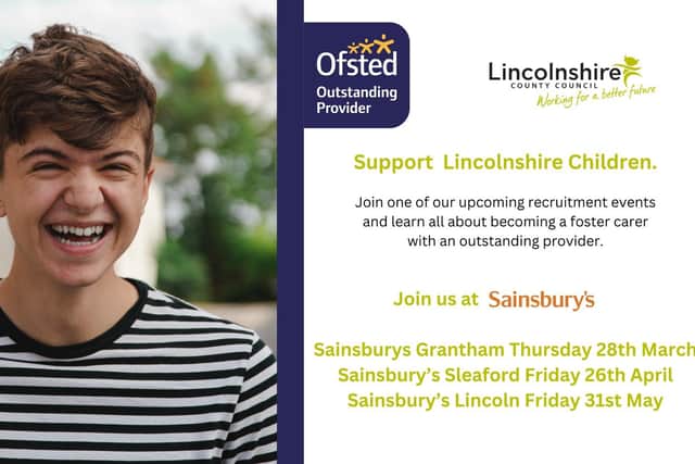 There are upcoming recruitment events at Sainsbury's and online fostering information events in Lincolnshire.