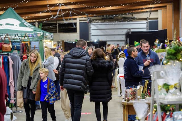 Visitors take a look around the stalls at the Lincolnshire Food and Gift Fair