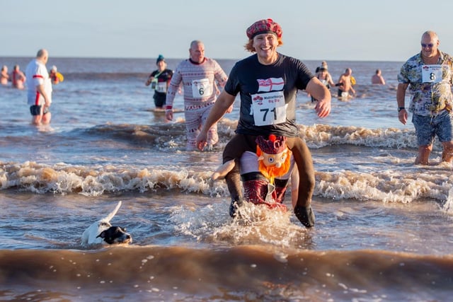 There were a variety of colourful costumes worn by dippers.