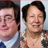 Councillors from left: Coun Marianne Overton, Tom Ashton, and Fiona Martin.
