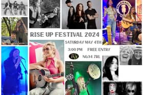 Some of the acts appearing at the Rise Up festival in Sleaford.