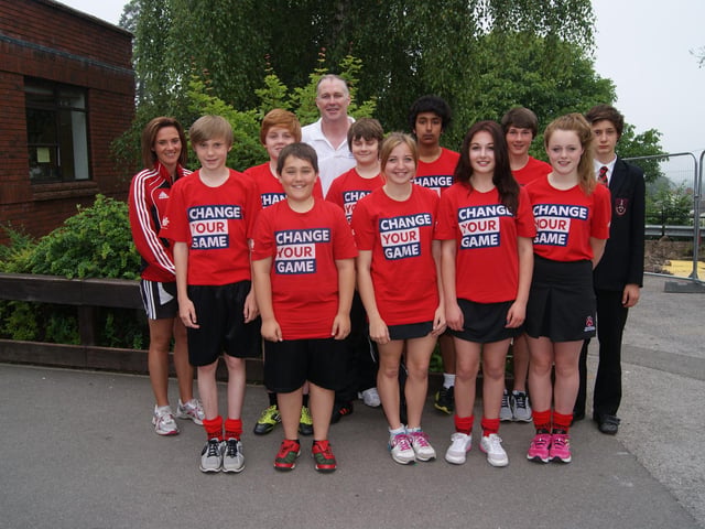 Caistor Grammar School hosting a visit from ex-international heavyweight boxer Dermot Gascoyne 10 years ago. The athlete mentor on the Sky ‘Living for Sport’ programme spent the whole day at the school to inspire children. He is pictured with (from left, back) with Anastasia Ellerby, Jacob Hickson, Tom Johnson, William Chico, Luke Wakeman, Carys Lynch, Rohit Ramesh, Georgia Monk, Zak Capp, Bryony Bower and Stanley Seldon.