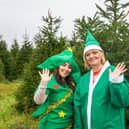 St Barnabas Hospice's Tree-cycle elves.
