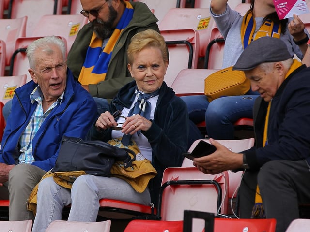 Mansfield slipped to a 1-0 defeat at Exeter on 31st August 2019 as these fans watched on.