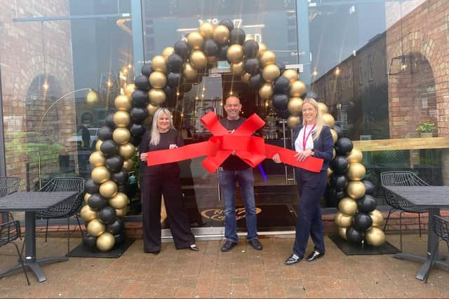 Michelle Sargeson, David Muscroft and Melissa Cutforth, assistant centre manager at Marshall's Yard