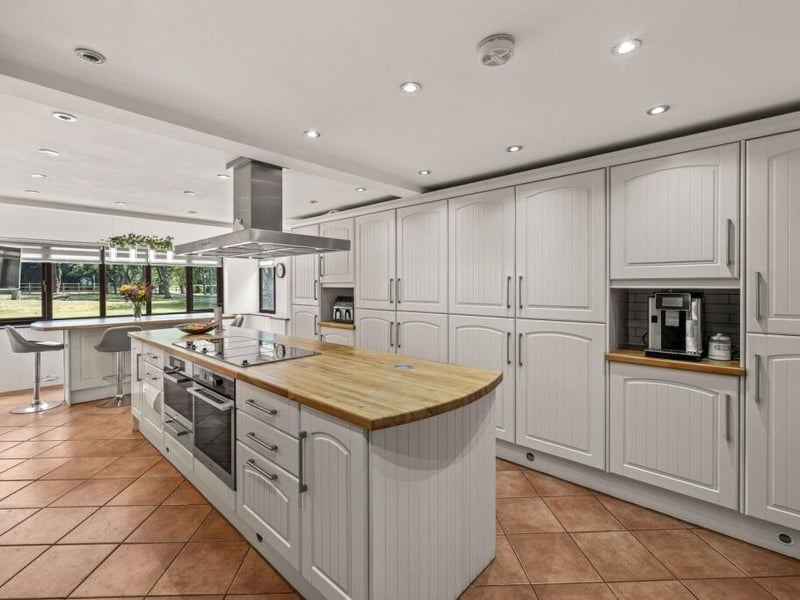 The breakfast kitchen.