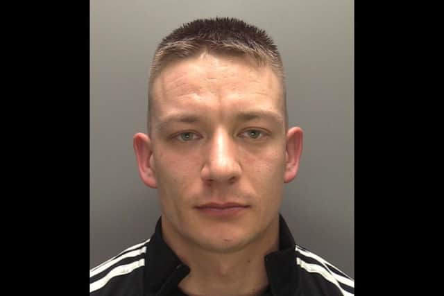 Jailed man Bartosz Lysoniewski, of Boston. PICTURE: Lincolnshire Police