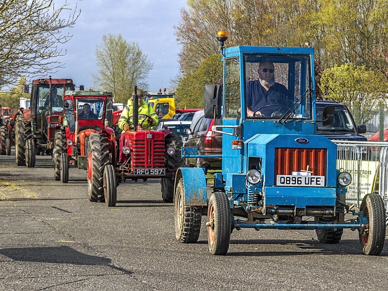 Carrington Rally’s annual road run heading out from the Lincolnshire Aviation Heritage Centre, in East Kirkby. The procession took part in a large part of the Lincolnshire Wolds, stopping at Tetford Lakeland before returning to East Kirkby.