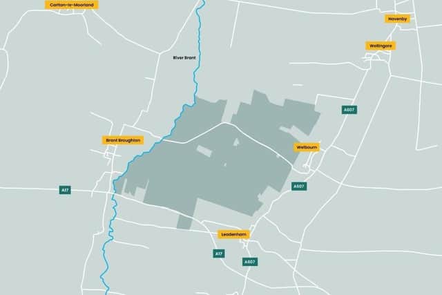 New plans for Leoda Solar Farm, near Leadenham, Lincolnshire. Credit: Telis Energy UK