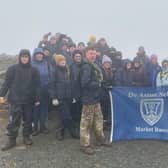 ​ De Aston students on the Yorkshire Three Peaks Challenge last March.