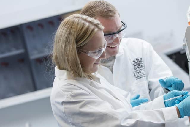Science and innovation are an example of key strengths of the University of Lincoln, UK.