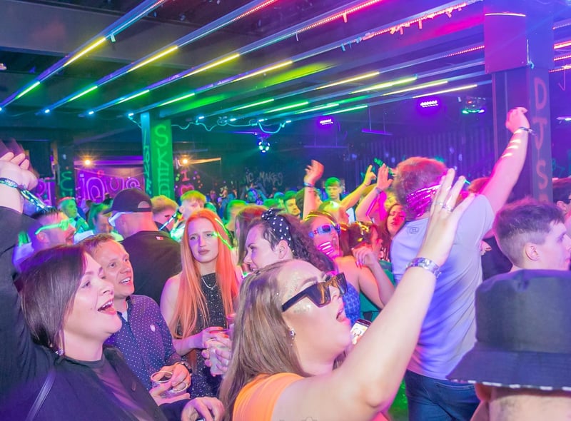 All night rave at the Hive in Skegness.