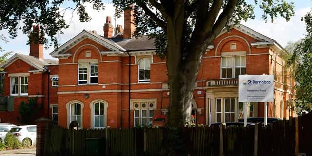 St Barnabas Hospice.