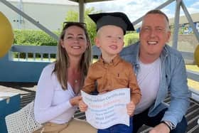 A fundraiser has been launched for Adam ‘Johno’ Johnson, Kim, five-year-old Carter and their families.