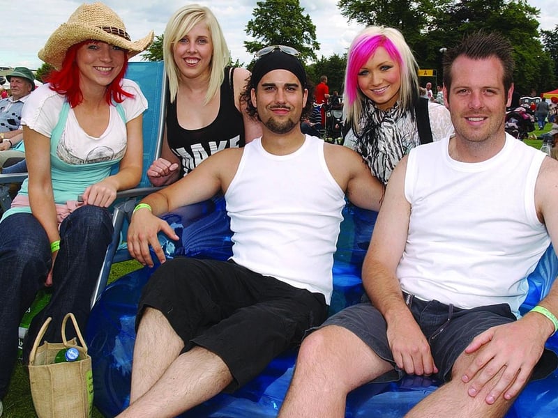 Pictured (from left) Victoria Wilding, Laura Akers, Neil Burden, Maddy Wilding, and Leigh Taylor.