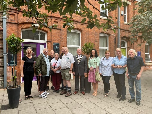 Guests at the official opening of the Skegness and District Heritage Centre.