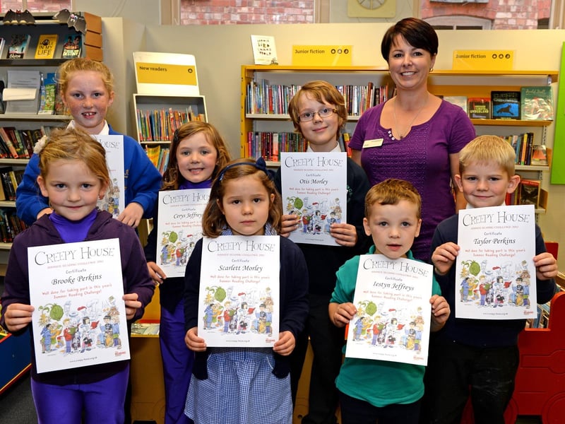 These youngsters were being presented with certificates 10 years ago after completing Woodhall Spa Library's Summer Reading Challenge. To complete the challenge, the children had to read six books and make three visits to the library over the summer holidays.