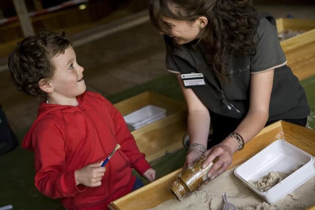 Enjoying archaeological activities at the National Trust this summer. Photo: National Trust/David Levenson