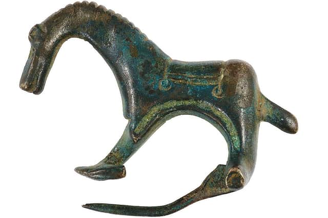 The Leasingham horse brooch discovered in 2020 by Jason Price. Photo courtesy of the Portable Antiquities Scheme.