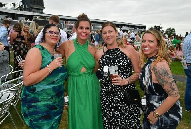 All smiles (From left) are Laura Lee, Sarah Catterall, Tammy Horsfall and Lyndsey Arnold of Grantham.